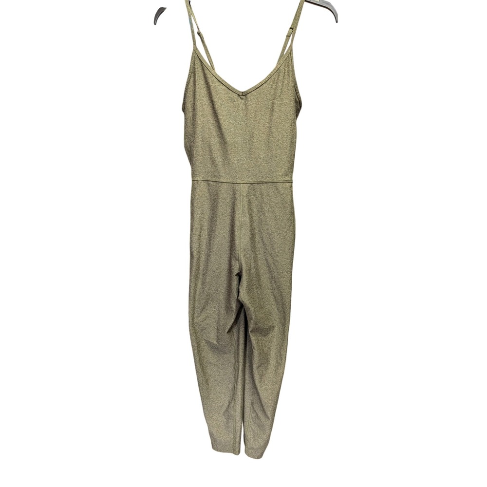 Old Navy Cloud+ Go-Dry Jumpsuit Womens M Olive Active Yoga Bodysuit Excellent